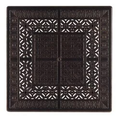 5pc Set With 42" Square Outdoor Aluminum Fire Table & Four Swivel Rocking Chairs & Wind Blocker Lid - Oakland Living -Sunnydaze Decor Store GUEST 1394ba6e 92c8 48ea 9f57 e3e6727d9ed9