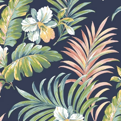 2pk Simone Tropical Outdoor Throw Pillows Blue - Arden Selections 6 2pk Simone Tropical Outdoor Throw Pillows Blue - Arden Selections - Image 4