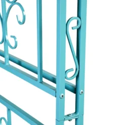Evergreen Montebello Iron Garden Arbor, Coastal Blue- 53 X 84 X 23 Inches Fade And Weather Resistant Outdoor Decor 12 Evergreen Montebello Iron Garden Arbor, Coastal Blue- 53 X 84 X 23 Inches Fade And Weather Resistant Outdoor Decor -Sunnydaze Decor Store GUEST 14169d97 9cde 48d9 b855 f50f16e4b5bc