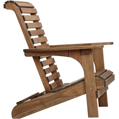 Teal Island Designs Kenneth Natural Wood Adirondack Chairs Set Of 2 7 Teal Island Designs Kenneth Natural Wood Adirondack Chairs Set Of 2 - Image 5