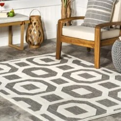 NuLOOM Nicola Transitional Bars Indoor/Outdoor Area Rug 18 NuLOOM Nicola Transitional Bars Indoor/Outdoor Area Rug -Sunnydaze Decor Store GUEST 14f041b7 b2e5 47e0 a0ec 43849760e1db