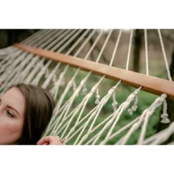 Stansport Acapulco Cotton Rope Hammock 78" X 47" -Sunnydaze Decor Store GUEST 155d2f55 a8d9 4ac5 b2a5 ce667c7e7e76