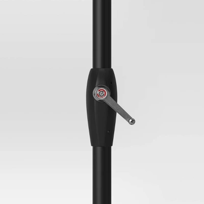 10'x6' Rectangular Market Patio Umbrella - Black Pole - Threshold™ 6 10'x6' Rectangular Market Patio Umbrella - Black Pole - Threshold™ - Image 4