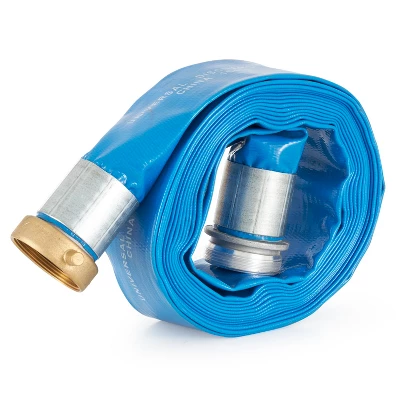 Apache 98138040 2 Inch Diameter 25 Foot Length 70 PSI Polyester-Reinforced PVC Lay Flat Pool Sump Pump Hose With Aluminum Pin-Lug Connection, (2 Pack) 3 Apache 98138040 2 Inch Diameter 25 Foot Length 70 PSI Polyester-Reinforced PVC Lay Flat Pool Sump Pump Hose With Aluminum Pin-Lug Connection, (2 Pack)