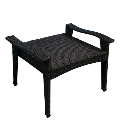 5pc Wicker Patio Set With Cushions - Brown/Beige - GODEER 8 5pc Wicker Patio Set With Cushions - Brown/Beige - GODEER - Image 6