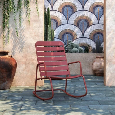 Roberta Patio Rocking Chair - Novogratz 17 Roberta Patio Rocking Chair - Novogratz - Image 15