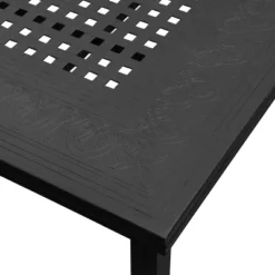 95" Modern Mesh Aluminum Rectangle Patio Dining Table - Oakland Living -Sunnydaze Decor Store GUEST 173637ee 76d5 460d 8bb8 b9f03640e87e