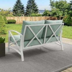 Crosley Kaplan Outdoor Patio Loveseat 20 Crosley Kaplan Outdoor Patio Loveseat -Sunnydaze Decor Store GUEST 17c0631e 3f38 4541 b97f a1c0229059b6