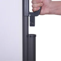 118" X 63" Retractable Outdoor Patio Balcony Deck Side Awning White - Captiva Designs -Sunnydaze Decor Store GUEST 180a8b57 01b5 4130 8b27 29157a458c76