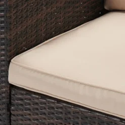 5pc Wicker Outdoor Conversation Set - EDYO LIVING -Sunnydaze Decor Store GUEST 1873a593 3716 4793 b457 4472caf7d9d7