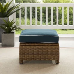 Bradenton Outdoor Wicker Ottoman - Crosley 17 Bradenton Outdoor Wicker Ottoman - Crosley -Sunnydaze Decor Store GUEST 192d4a7e 5e06 4570 ae69 c6b42050322d