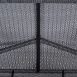 5pc Outdoor Rattan Bar Set With Stools & Cushions- Gray - WELLFOR -Sunnydaze Decor Store GUEST 19ce5f03 8402 4bc8 b72b 3bb9e7c9311b