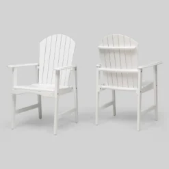 2pk Malibu Acacia Wood Patio Adirondack Dining Chairs - Christopher Knight Home -Sunnydaze Decor Store GUEST 1a01a1f9 9d5d 43c7 bf54 757c34fdde7b
