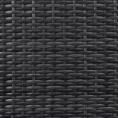 Beaufort 3 Pc Outdoor Wicker Conversation Set Loveseat And Chair With Fire Table - Mist/Brown - Crosley 8 Beaufort 3 Pc Outdoor Wicker Conversation Set Loveseat And Chair With Fire Table - Mist/Brown - Crosley - Image 6