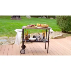 Cuisinart Outdoor BBQ Bar Height Cart -Sunnydaze Decor Store GUEST 1b7bbee1 27fb 46ed 9b26 1a997626692a
