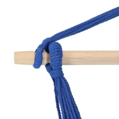 Sunnydaze Decor Sunnydaze Double Cushion Hanging Rope Hammock Chair Swing - 265 Lb Weight Capacity - Cornflower Stripes 11 Sunnydaze Decor Sunnydaze Double Cushion Hanging Rope Hammock Chair Swing - 265 Lb Weight Capacity - Cornflower Stripes -Sunnydaze Decor Store GUEST 1d1947e7 0ca2 402f 9e2b a43b7090993c