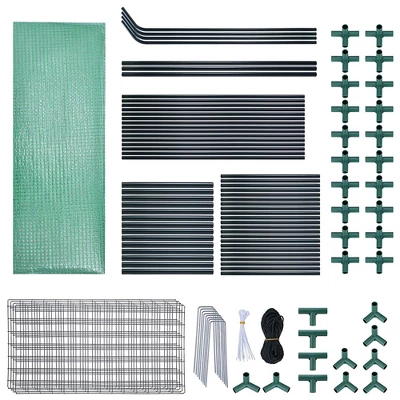 Hanience Walk-in Outdoor/Indoor Covered Portable Plant Greenhouse For Gardens, Patios, And Yards With 4 Wired Shelves, And Roll-Up Zippered Door, 4 Hanience Walk-in Outdoor/Indoor Covered Portable Plant Greenhouse For Gardens, Patios, And Yards With 4 Wired Shelves, And Roll-Up Zippered Door, - Image 2