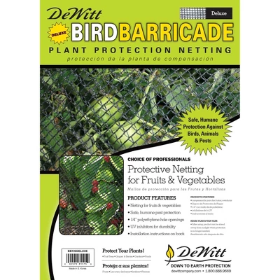 DeWitt 14 X 14 Foot Home & Garden Bird Barricade Plant Protector Deluxe Netting 4 DeWitt 14 X 14 Foot Home & Garden Bird Barricade Plant Protector Deluxe Netting - Image 2