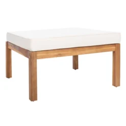 Pratia 5pc Outdoor Set - Natural/Beige - Safavieh -Sunnydaze Decor Store GUEST 1d927629 1894 4698 8a91 02fea8b20cee