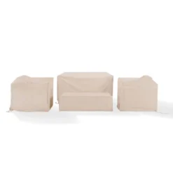 Crosley CO7500-TA Outdoor Chair Furniture Cover, Tan -Sunnydaze Decor Store GUEST 1da5c108 24f1 4682 b3d2 0b61fe63821d