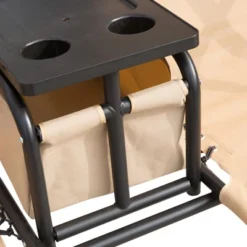 Outsunny 2 Person Covered Porch Swing With Pivot Storage Table, Cup Holder, & Adjustable Overhead Canopy -Sunnydaze Decor Store GUEST 1eb5625d 3a08 4344 8bba 596ec92403fc