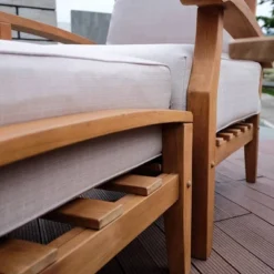 Cambridge Casual Caterina Teak Outdoor Patio Ottoman With Cushion 16 Cambridge Casual Caterina Teak Outdoor Patio Ottoman With Cushion -Sunnydaze Decor Store GUEST 1f9192b2 eba1 41ee 9513 a31cd475a5fa