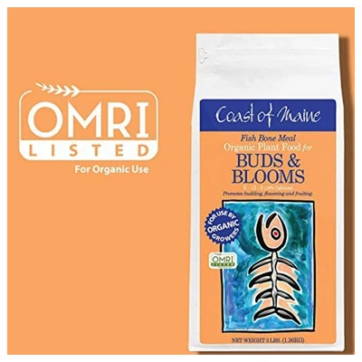 Coast Of Maine OMRI Listed Fish Bone Meal Pack Organic Compost Potting Soil Blend For Container Gardens And Flower Pots, 3 Pound Bag 4 Coast Of Maine OMRI Listed Fish Bone Meal Pack Organic Compost Potting Soil Blend For Container Gardens And Flower Pots, 3 Pound Bag - Image 2