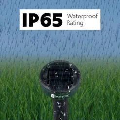 Dartwood Outdoor Solar Ultrasonic Pest And Mole Repellent For Groundhogs, Rats, Mice, Snakes In Your Gardens, Lawns And Yards (2 Pack) -Sunnydaze Decor Store GUEST 20bea68e 063f 4880 85b5 c47581e9f5e9