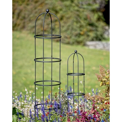Gardeners Supply Company Essex Round Trellis For Vines Plant Support | Sturdy Stackable Upright Obelisk Garden Trellis For Vines, Clematis, Climbing 3 Gardeners Supply Company Essex Round Trellis For Vines Plant Support | Sturdy Stackable Upright Obelisk Garden Trellis For Vines, Clematis, Climbing