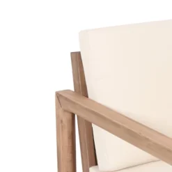 2pk Stefan Outdoor Acacia Wood Club Chairs With Cushions Brown/Beige - Christopher Knight Home -Sunnydaze Decor Store GUEST 21f98698 6b4c 4cd1 896a 643060357143