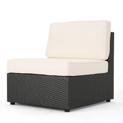 Santa Cruz 8pc Wicker Sectional Gray - Christopher Knight Home 4 Santa Cruz 8pc Wicker Sectional Gray - Christopher Knight Home - Image 2