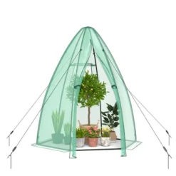 Costway 5.5'x 5.5'x 6' Portable Mini Garden Greenhouse With Window & Roll-up Zippered Door 13 Costway 5.5'x 5.5'x 6' Portable Mini Garden Greenhouse With Window & Roll-up Zippered Door -Sunnydaze Decor Store GUEST 240fd50c 95e3 4ac4 b41c b923bdaaf631