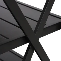 Outdoor Double Shelf Movable Steel Rectangle Cart Table - Captiva Designs 11 Outdoor Double Shelf Movable Steel Rectangle Cart Table - Captiva Designs -Sunnydaze Decor Store GUEST 2460c050 89aa 4ecc acb3 edb0c81dc1b0