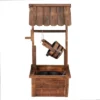 JOMEED Outdoor Decorative Rustic Farmhouse Wooden Wishing Well Water Fountain With Adjustable Flow Rate And 120 Volt Pump, Natural Carbonized Finish 2 JOMEED Outdoor Decorative Rustic Farmhouse Wooden Wishing Well Water Fountain With Adjustable Flow Rate And 120 Volt Pump, Natural Carbonized Finish -Sunnydaze Decor Store GUEST 24856e15 0007 45bb a10e 3d2cb3b11832