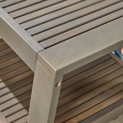 4pc Grenada Acacia Patio Chat Set Gray - Christopher Knight Home 7 4pc Grenada Acacia Patio Chat Set Gray - Christopher Knight Home - Image 5