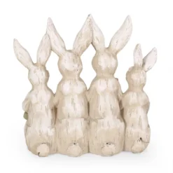 19.75" Concrete Broadus Outdoor Rabbit Family Garden Statue - Christopher Knight Home -Sunnydaze Decor Store GUEST 254643f6 9cd1 4130 8c5e 981a33d3f211