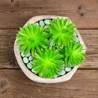 Nature Spring Glow In The Dark Solar Garden Stone Pebble Lights For Landscaping, Flower Beds, And Pathways - Green, 500-pc 6 Nature Spring Glow In The Dark Solar Garden Stone Pebble Lights For Landscaping, Flower Beds, And Pathways - Green, 500-pc - Image 4