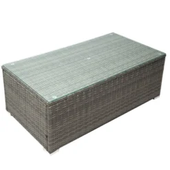 7pc Wicker Patio Seating Set With Storage Box - Gray - GODEER 31 7pc Wicker Patio Seating Set With Storage Box - Gray - GODEER -Sunnydaze Decor Store GUEST 2807c4b1 e21a 4b2e 9b81 8f4b0ff5240f