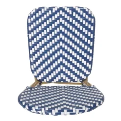 Picardy 3pc Outdoor Aluminum French Bistro Set - Navy/White/Bamboo - Christopher Knight Home 21 Picardy 3pc Outdoor Aluminum French Bistro Set - Navy/White/Bamboo - Christopher Knight Home -Sunnydaze Decor Store GUEST 294d3521 1f72 43e7 b0ce dd494193ddb9