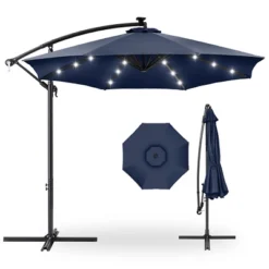 Best Choice Products 10ft Solar LED Offset Hanging Outdoor Market Patio Umbrella W/ Easy Tilt Adjustment 31 Best Choice Products 10ft Solar LED Offset Hanging Outdoor Market Patio Umbrella W/ Easy Tilt Adjustment -Sunnydaze Decor Store GUEST 29f37b58 2902 4322 b2ef 0f272aac63d0