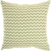 18"x18" Reversible Indoor/Outdoor Leaves And Chevron Print Square Throw Pillow - Mina Victory -Sunnydaze Decor Store GUEST 2a48db26 f6d2 4343 8d4a 2212c450b664