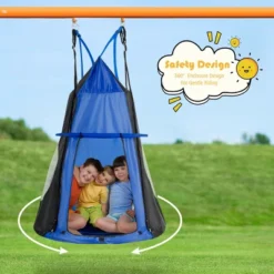 Costway 40'' Kids Hanging Chair Swing Tent Set Hammock Nest Pod Seat -Sunnydaze Decor Store GUEST 2ac7b245 1c2b 4dc7 9a81 d1ad644eed4e