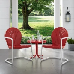 Griffith 2pc Outdoor Conversation Set - Bright Red - Crosley 18 Griffith 2pc Outdoor Conversation Set - Bright Red - Crosley -Sunnydaze Decor Store GUEST 2aeeda90 798a 4c8b 89d2 77711d4fd512
