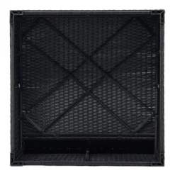 5pc Wicker Patio Sectional Seating Set With Cushions - Black/Blue - GODEER 29 5pc Wicker Patio Sectional Seating Set With Cushions - Black/Blue - GODEER -Sunnydaze Decor Store GUEST 2bff11b0 59b2 4ae7 9920 88cba315efdf