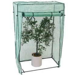 Sunnydaze Decor Sunnydaze Outdoor Deluxe Portable Large Potted Plant And Starter Tomato Plant Greenhouse With Roll-Up Door - Green -Sunnydaze Decor Store GUEST 2c4df528 ad3b 46ad a9ab 5a315e6baa8e