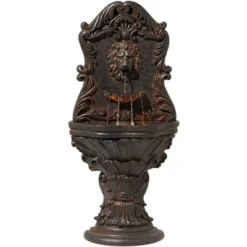 John Timberland Imperial Lion Acanthus Rustic Outdoor Floor Wall Water Fountain With LED Light 50" For Yard Garden Patio Home Deck Porch House Balcony -Sunnydaze Decor Store GUEST 2c703b26 94c9 4ce7 bc7f 0fe3c665ac4c