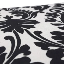 2-Piece Outdoor Seat Pad/Dining/Bistro Cushion Set - Black/White Floral - Pillow Perfect -Sunnydaze Decor Store GUEST 2db5e565 f59d 4f01 8399 0ce012843c0f 1