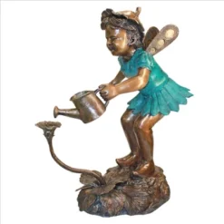 Design Toscano Francine, The Fairy Gardener Cast Bronze Garden Statue -Sunnydaze Decor Store GUEST 2e0aa9fa 403a 4558 9beb 8647786aca01