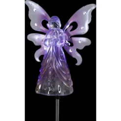 39.25" Metal Angel Solar Stake Purple - Exhart 28 39.25" Metal Angel Solar Stake Purple - Exhart -Sunnydaze Decor Store GUEST 2e956171 1cad 4bd7 8798 03c0afdb1658