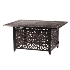 5pc Outdoor Dining Set With 48" Rectangle Fire Table & Deep Seating Swivel Rocking Chairs, Wind Blocker Lid & Covers - Oakland Living 18 5pc Outdoor Dining Set With 48" Rectangle Fire Table & Deep Seating Swivel Rocking Chairs, Wind Blocker Lid & Covers - Oakland Living -Sunnydaze Decor Store GUEST 2fdf80a6 24ab 4181 949f 063c3253ea08